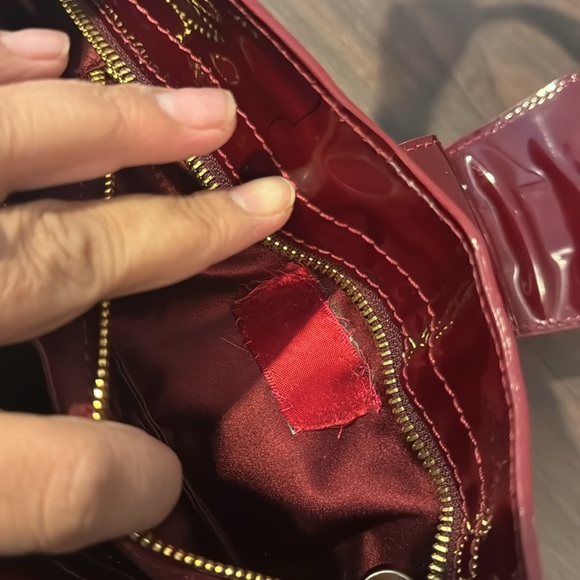 Burberry Quilted Patent Leather- Burgundy - Picture 12 of 15